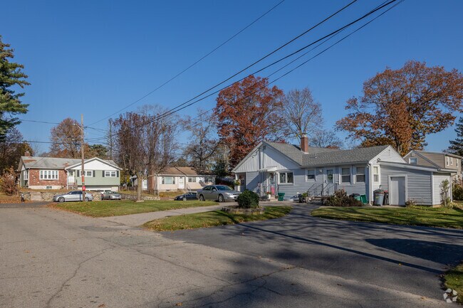 Rows of unique homes line the streets of Montello.