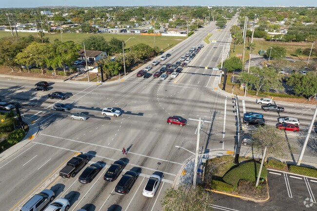 West Atlantic Blvd passes right through Paradise Gardens, allowing residents to cross town easily.