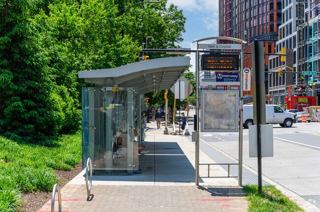 You are always close to public transportation in Crystal City.