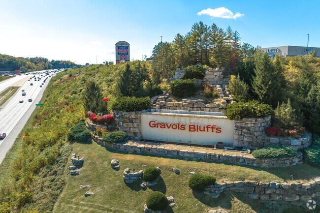 Gravois Bluffs signage in Fenton won't let you miss it.