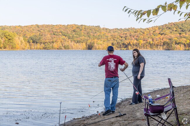 Quemahoning Reservoir is a popular place for fishing bass among Jenner's residents.