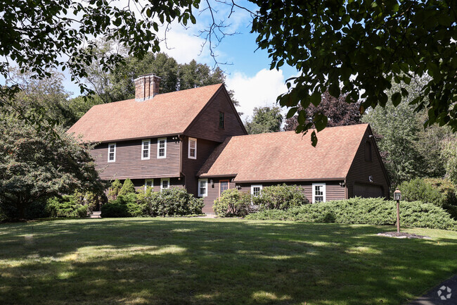 Many homes in Woodbridge are very private with abundant woodlands.