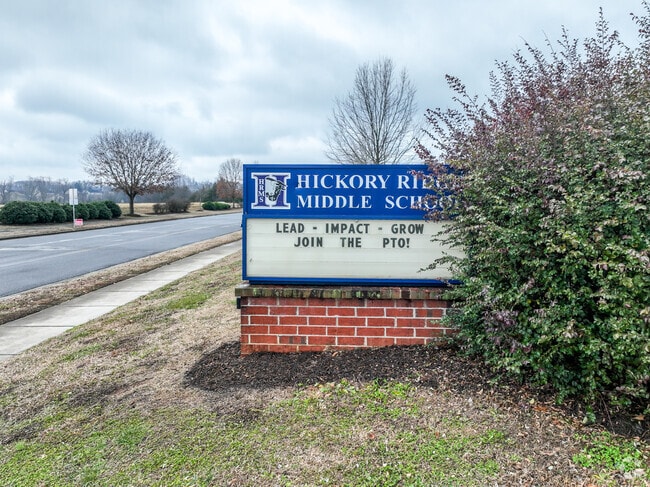 The signage at Hickory Ridge Middle in Harrisburg.