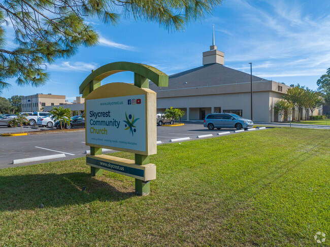 Skycrest Christian School greets students to the Community Church
