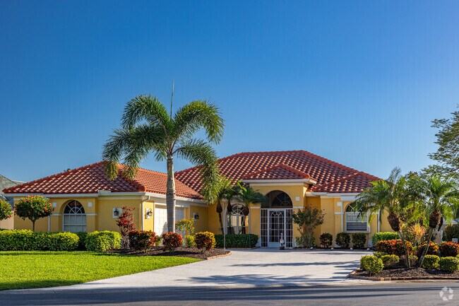 Many Cypress Lake homes feature Spanish elements.
