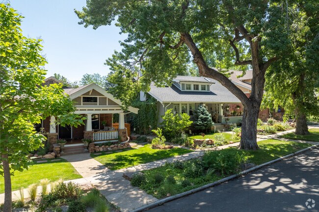 University Hill has a mixture of many different architectural style homes.