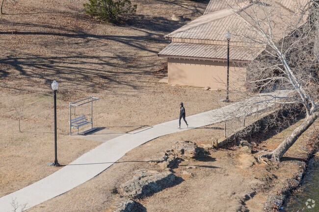 Wintersmith Park in Ada is a great spot for locals to jog and unwind.