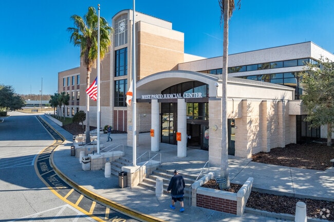 West Pasco Judicial Center houses the Pasco County Sheriff's Office and courthouse.
