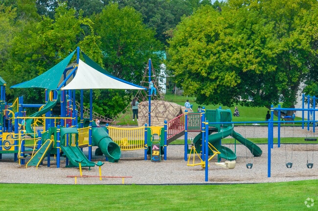 Let your kids play at the huge playground at Founders Park in Beach Park.