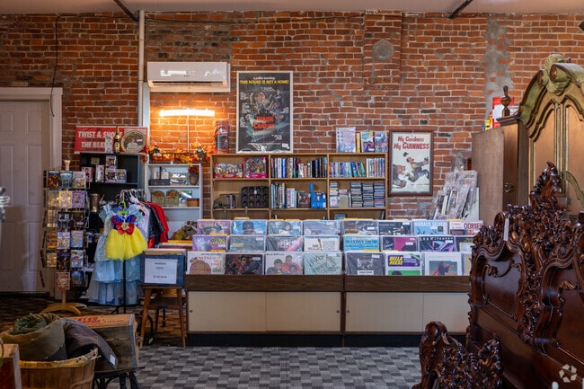 The River Village Shoppe antique store offers unique items in the New Richmond neighborhood.