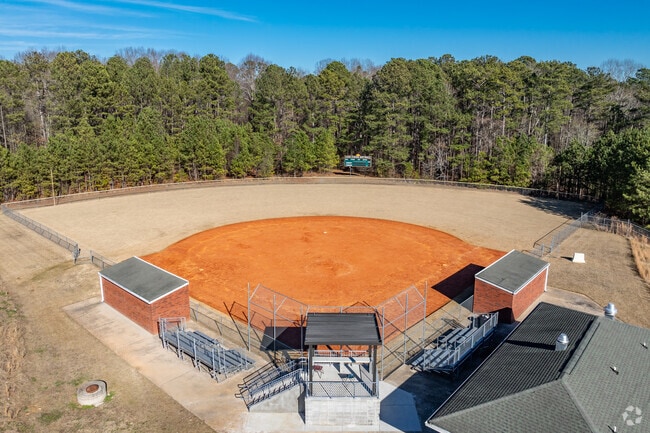 Stockbridge Middle School has a baseball field.