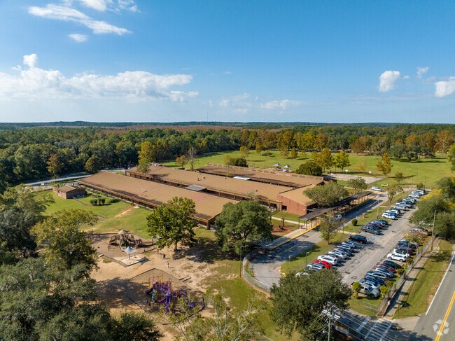 Chaires Elementary School - aerial