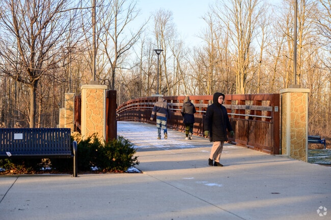 Even in cold weather Sterling Heights residents enjoy their parks.