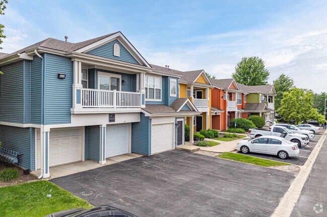 Wood Lake townhomes come in various colors and price ranges.