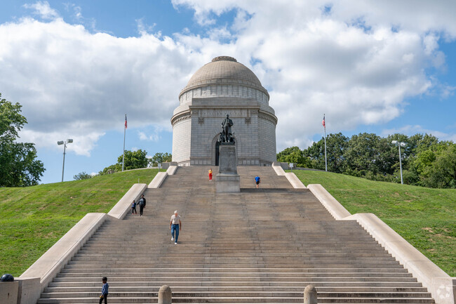 The McKinley Monument is a popular destination for the residents of Old Southwest.