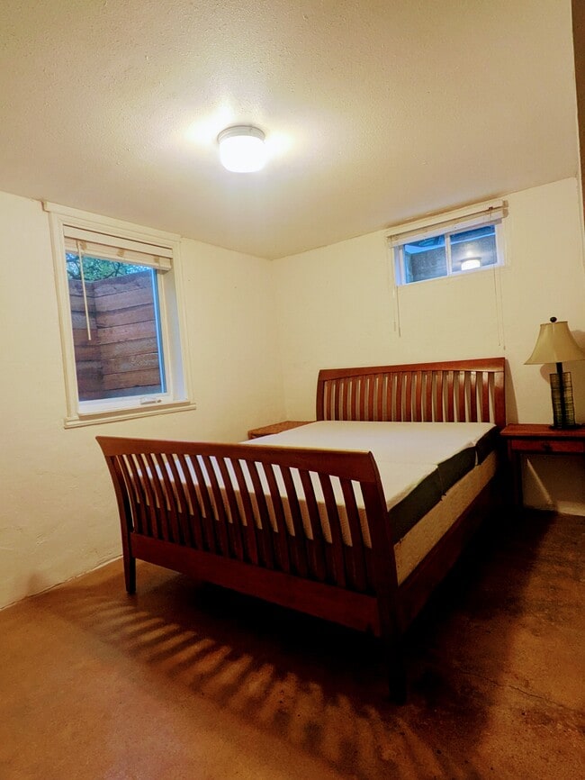 Queen-sized bed
