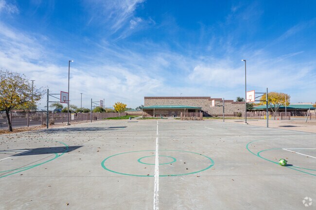 Shoot some hoops at Greenbrier Elementary School in Glendale.