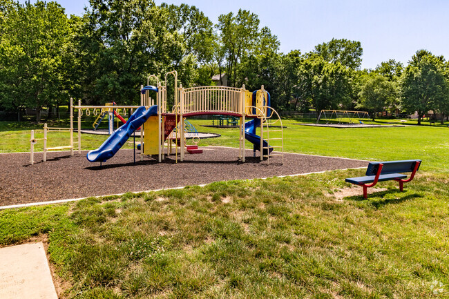 Line Creek Elementary School playground is used by the students during recess.