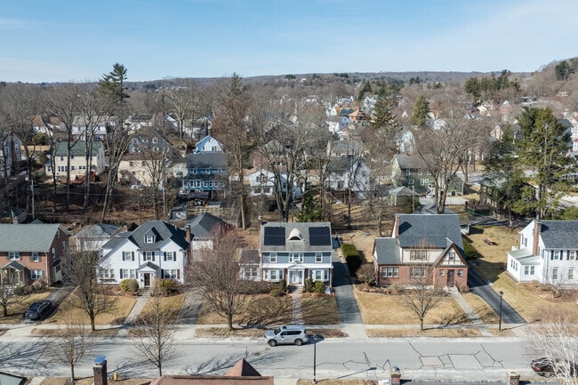 Newton Square is a walkable neighborhood about 2 miles west of Downtown Worcester.