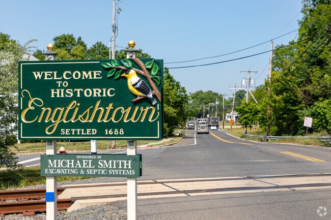 Englishtown is a rapidly growing borough in western Monmouth County.