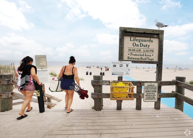 Don't forget your sunscreen when your at Cupsogue Beach in Westhampton.