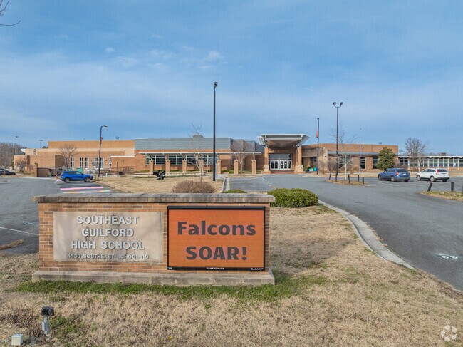 Southeast Guilford High School serves over 1200 students.