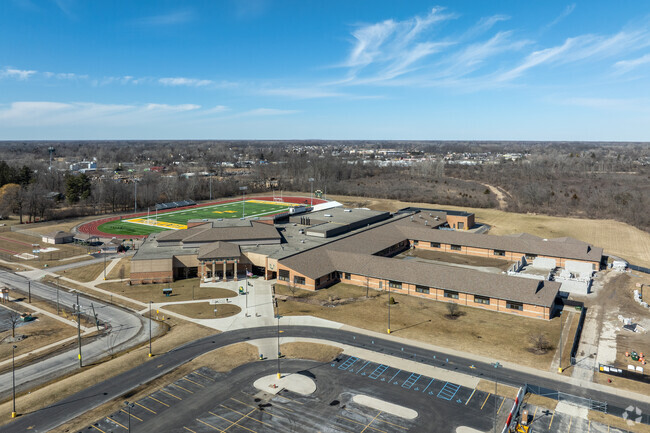 Flat Rock Community High School features a large, modern campus.