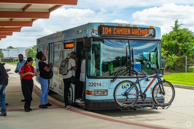DART has several bus stops along Route 13.