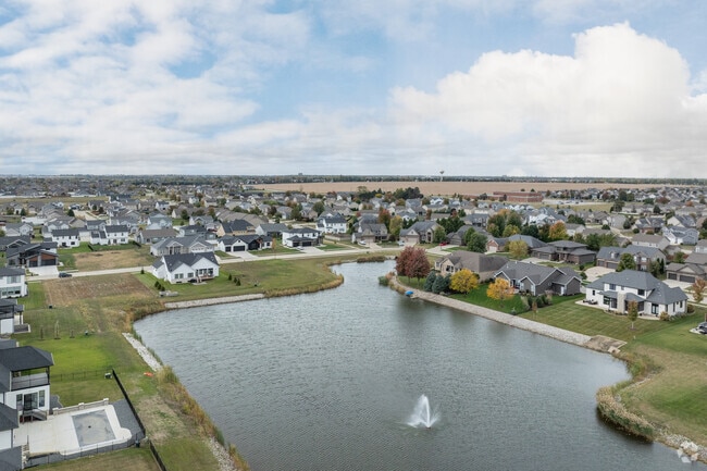 The Vineyards is a new development on the outskirts of the Bloomington suburbs.