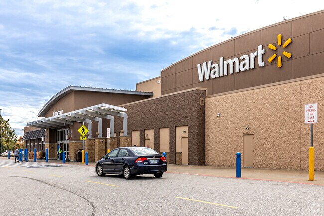 Walmart  is conveniently located in the adjacent South End neighborhood.