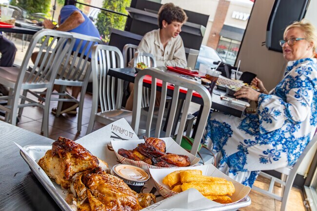 Delicious charcoal rotisserie chicken and more can be enjoyed at Al Carbon.