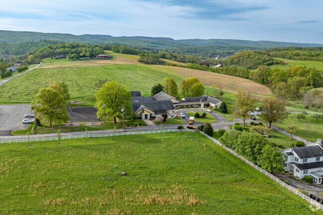 Verna Montessori School sits in the rolling hills of Western PA.
