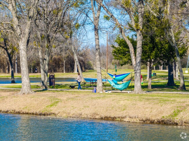 Bring your hammock and setup for a relaxing day at the park.