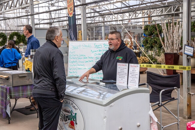 Pick up sweet or savory strudels at the Fridley Winter Farmers Market.