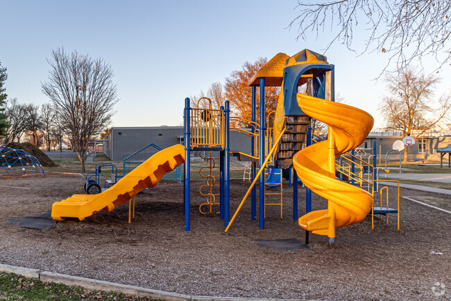 The playground at Northside Elementary School is a favorite with the students.