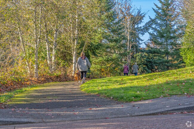 Enjoy a relaxing stroll on the paved and soft surface trails in Tanner Creek Park.