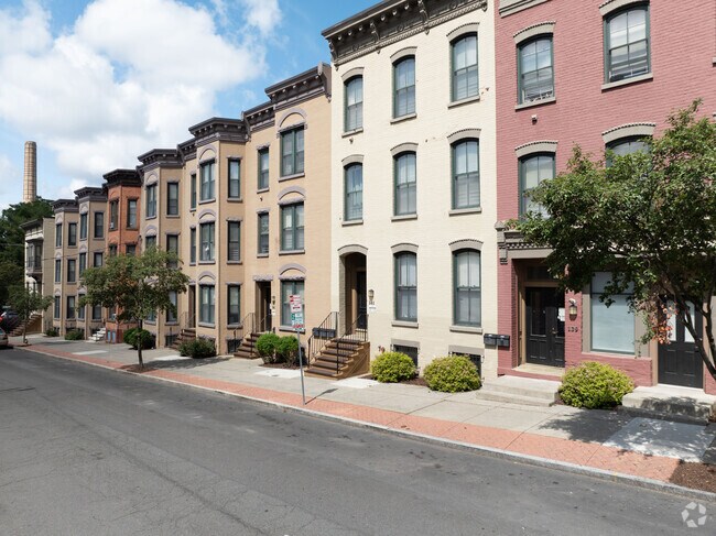 You can find many three story brownstones here serving as multifamily units in Park South.