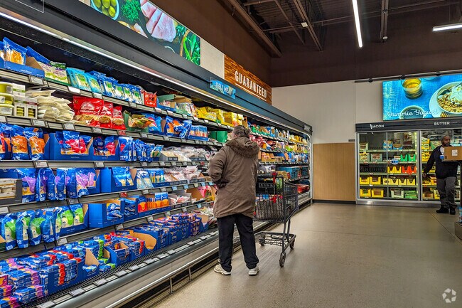 Aldi serves Crystal residents with budget-friendly groceries.