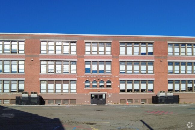 Drewicz Elementary School provides a public education to several students in Lynn, MA.