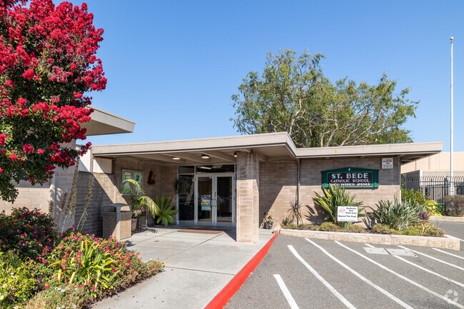 St. Bede Catholic School Entrance.