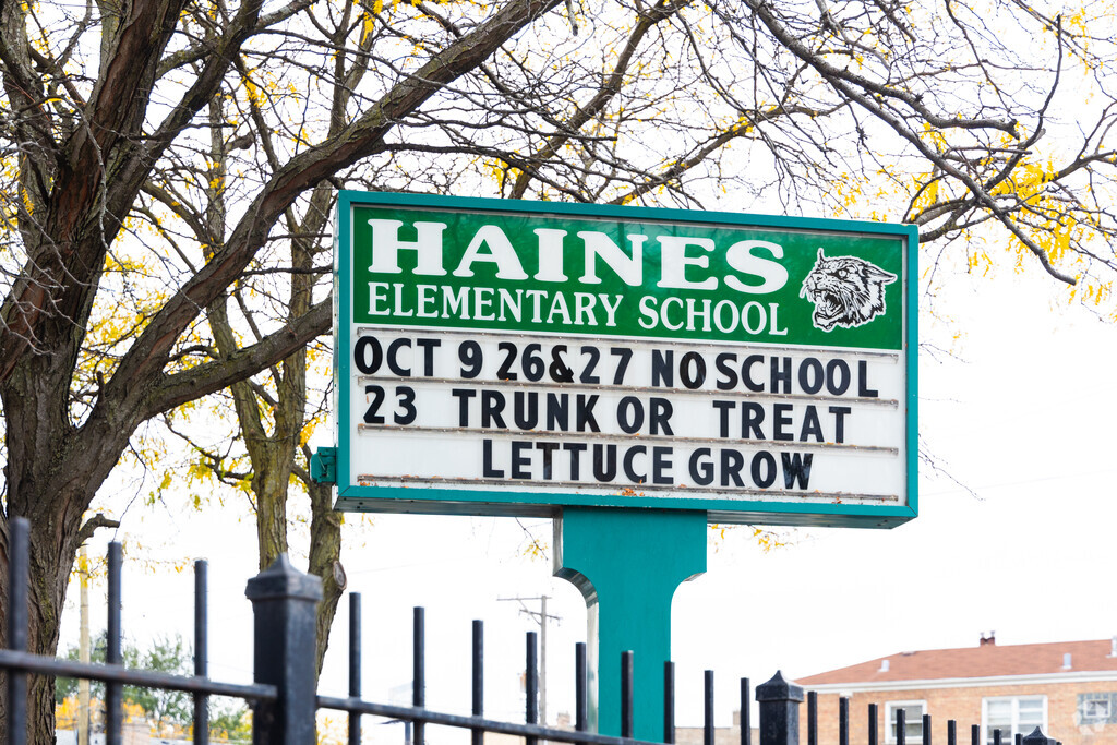 Haines Elementary School is located in Chinatown.