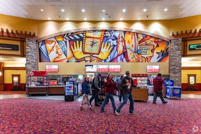Evergreen entertainment includes the Cinemark Signature Stadium Kalispell 14-screen movie theatre.