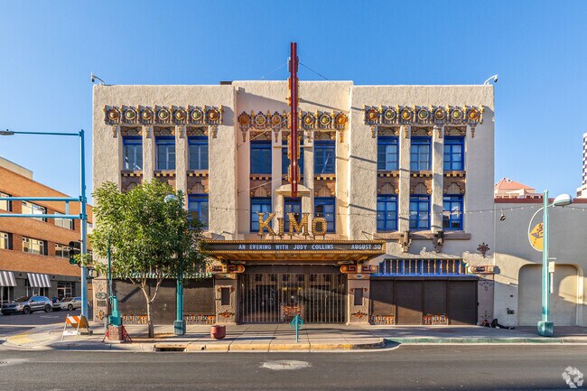 Experience culture and history at the KiMo Theatre, an iconic landmark in the Downtown Area.
