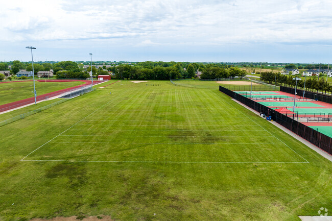 There is lots of space for outdoor recreation at Maize Middle School.
