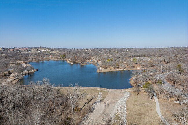 Wintersmith Park in Ada offers a beautiful natural lake for locals to enjoy.