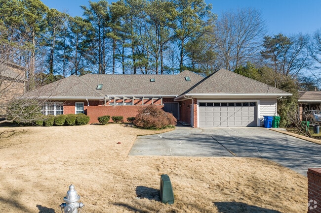 Ranch-style homes in Merry Hills sit on lots over a quarter acre.