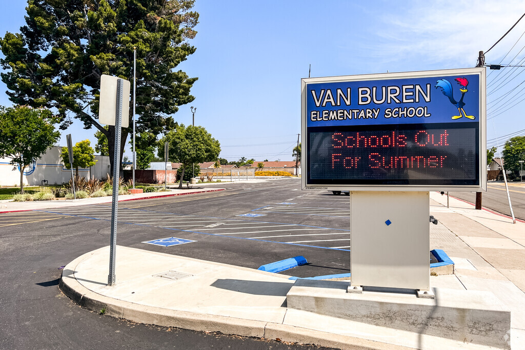Van Buren Elementary School welcomes Placentia students.