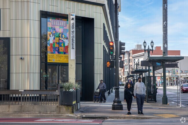 19th Street BART is a 5-minute walk from Jack London Square.