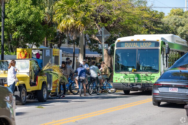 The bus services are frequent and reliable in Key West.