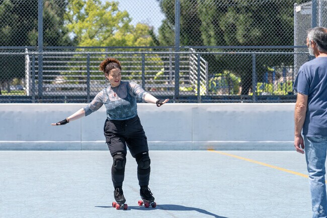 Ralph Foy Park in Burbank is one of the few places residents can find an outdoor roller rink for skating or ball hockey.